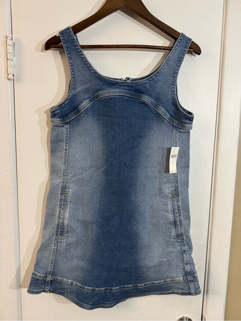 Pilcro Light Blue Denim Mini Tank Dress